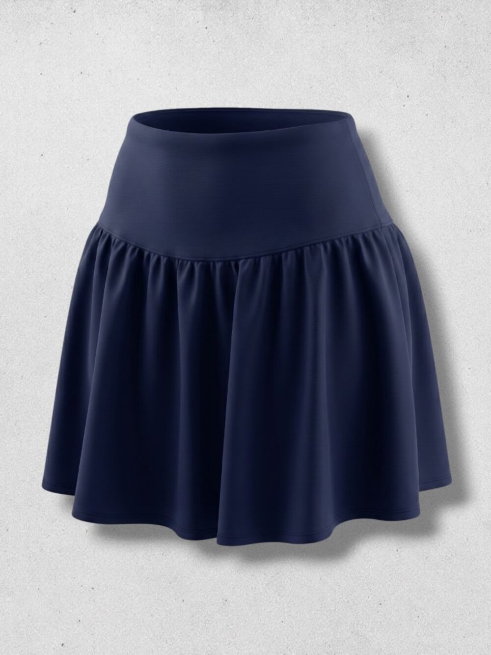 Raisins Curve Plus Size Navy Swim Skirt‎ Cover Up Tummy Control 24W
